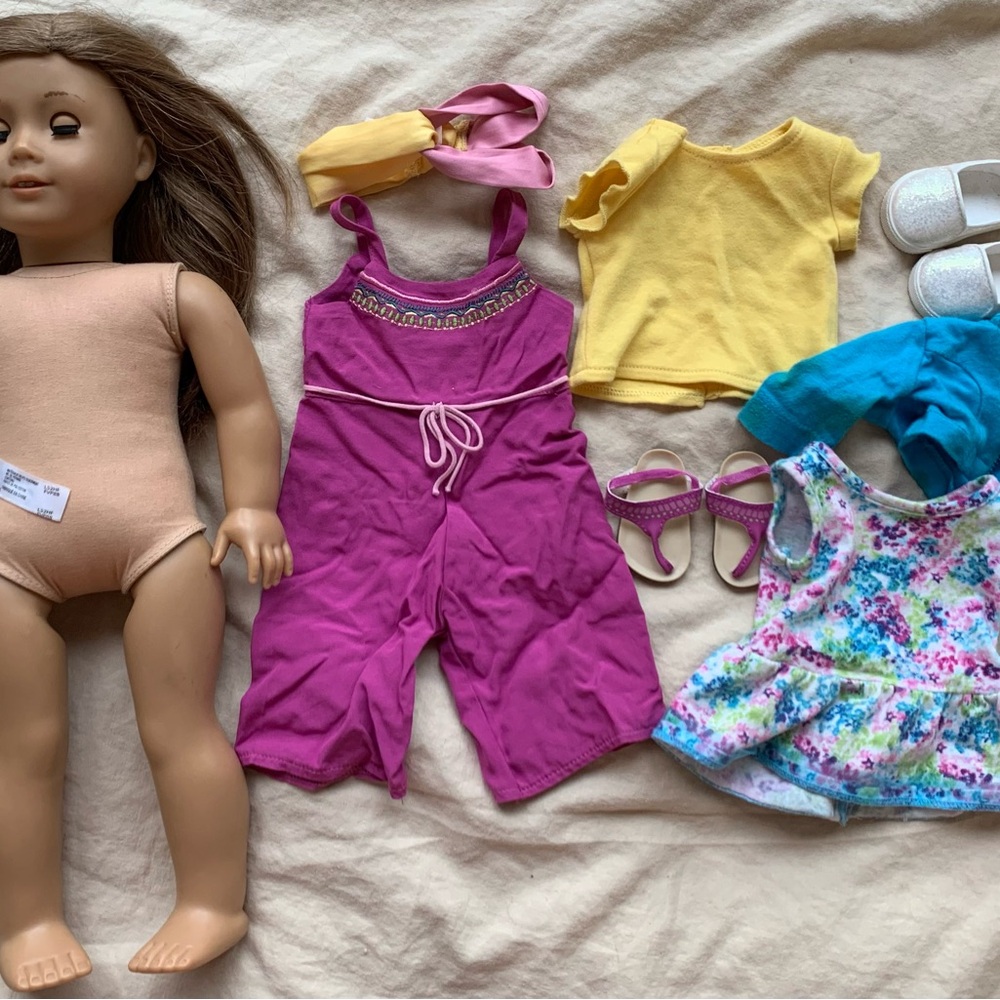 American Girl Doll with two complete outfits